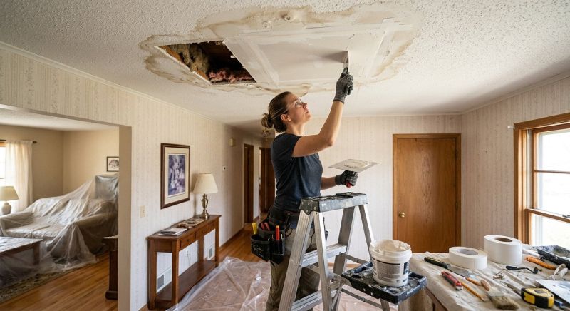 Ceiling Leak Repair Service in Conroe, TX