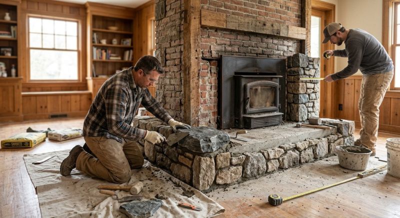 Hearth Installation in Conroe, TX